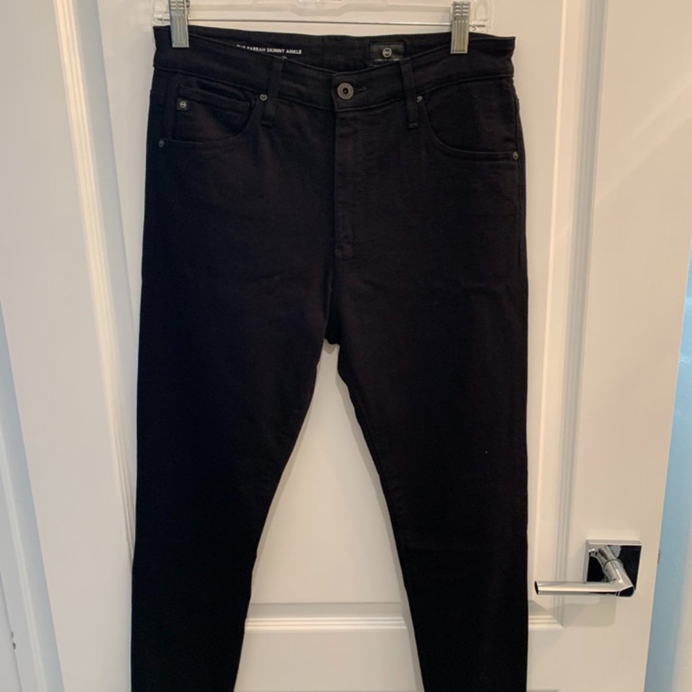 AG Basic Black Skinny Jeans